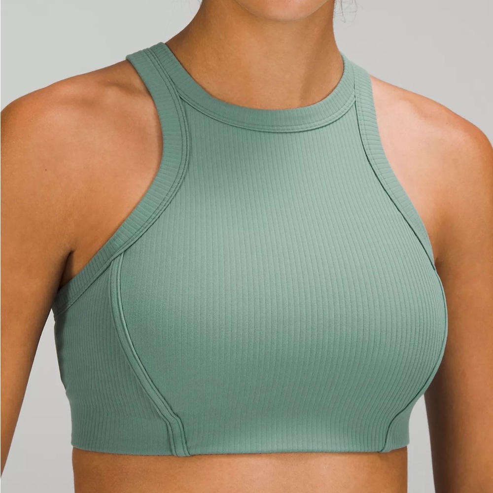 Lululemon Ribbed Nulu High-Neck Yoga Bra